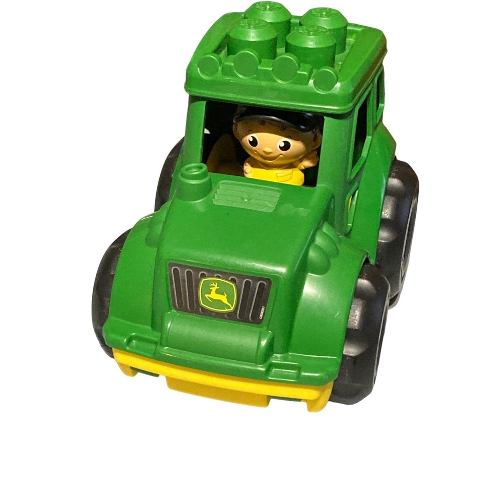 John Deere Mega Bloks Tractor w/ Figure